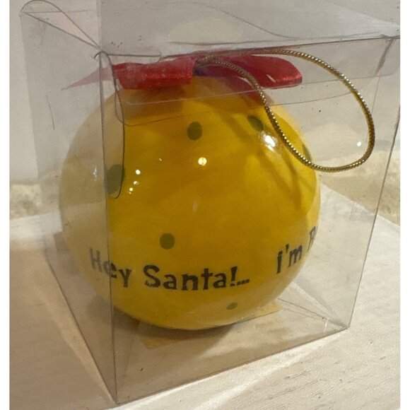 Vtg 2003 Enesco Spongebob Squarepants Hey Santa...I'm Ready Christmas Ornament - Picture 3 of 6